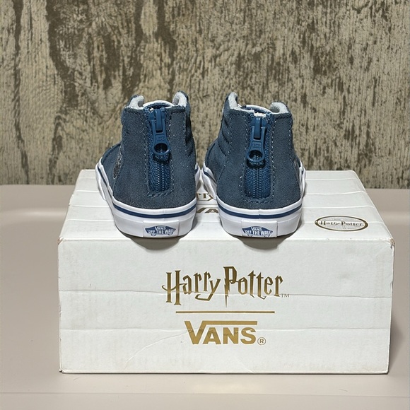 VANS Authentic x Harry Potter SK8-HI ZIP Blue Glitter Kids VN0A4BV1V3R - Picture 5 of 7